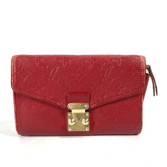 LOUIS VUITTON MonogramEmpreinte PochetteSaint Germain Chain Long Wallet - Picture 1 of 13